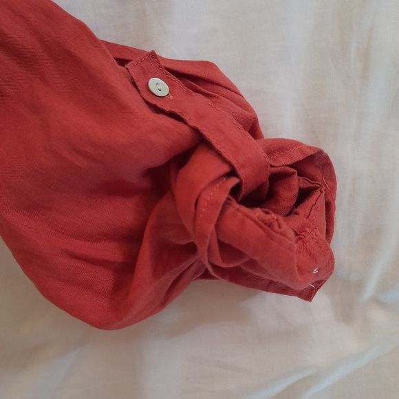 ● TAHARI | 100% Linen tunic blouse 1x - Picture 14 of 16